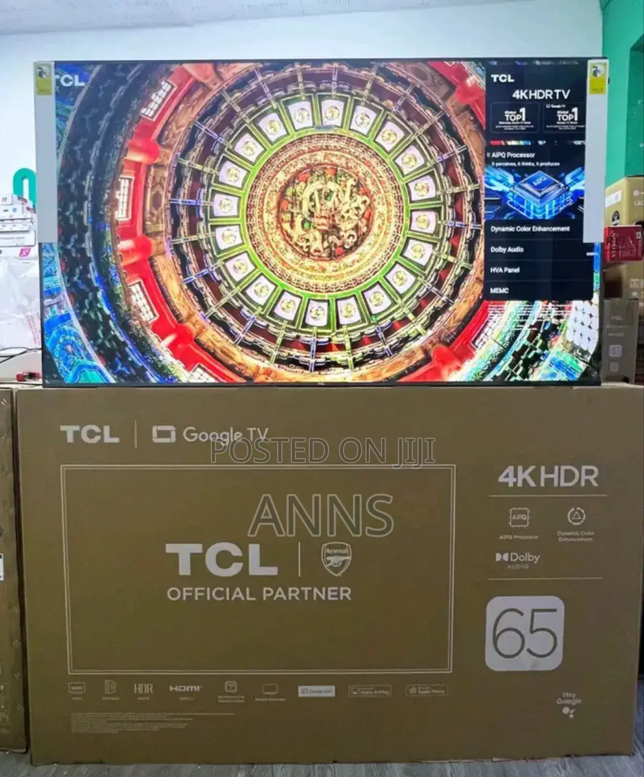 TCL 65 Inch 4 K HDR Google Television
