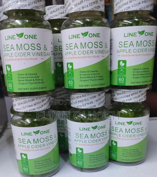 Oalse Sea Moss Apple Cider Vinegar Gummies. - main view