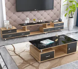 Home Tv Cabinet; Modern Wooden Bedroom and Living Room Tv Stand Set
