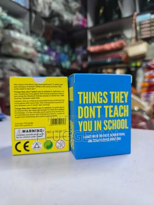 Things They Don't Teach You in School" Trivia Game.