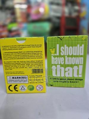 "I Should Have Known That!" Trivia Game. > - main view