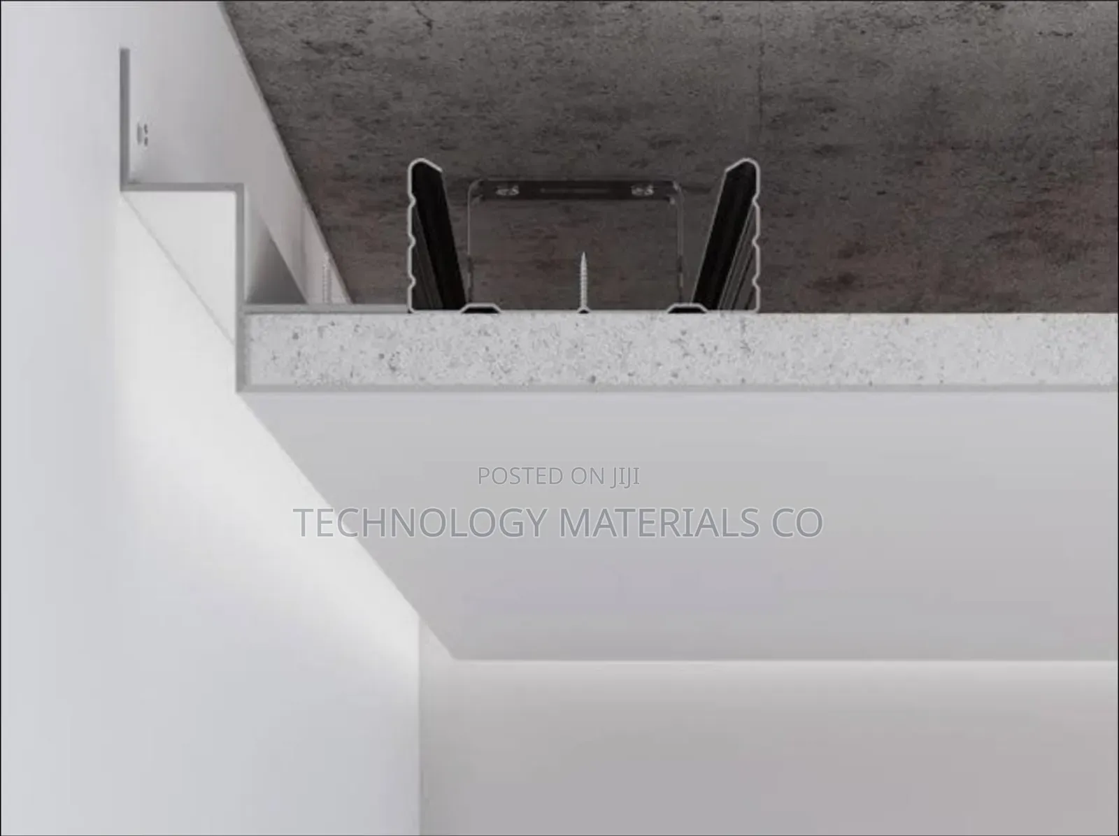 Modern Shadow Gap 9mm Ceiling Profile–Sleek Interior Finish(Length=3m)