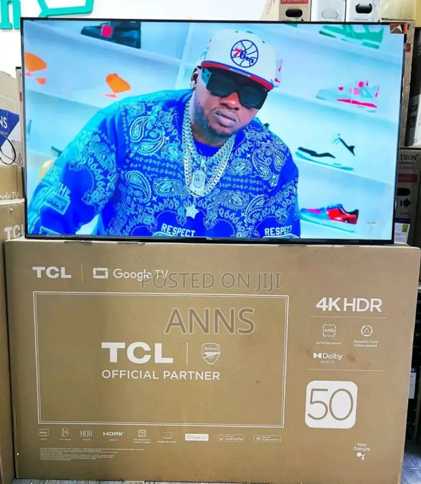Bluetooth Enabled TCL 50inch 4 K HDR Television