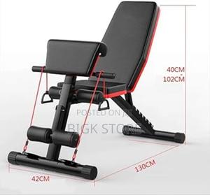 Foldable Sit-Up Gym Bench, Workout Bench - thumbnail 2