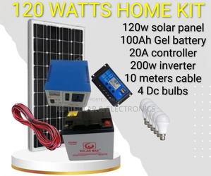 120 Watts Full Home Solar Package Complete Plus Free Solar Lights - thumbnail 2
