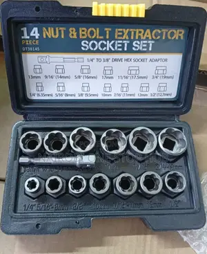 14-Piece Nut and Bolt Extractor Socket Set