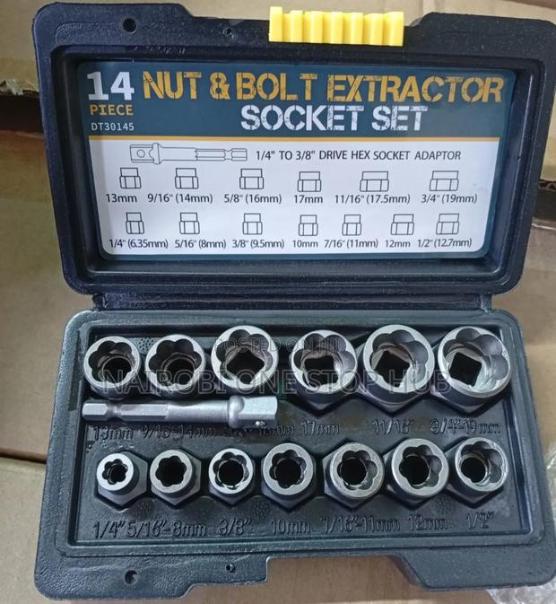 Rierousy Nut And Bolt Extractor Socket Set - main view