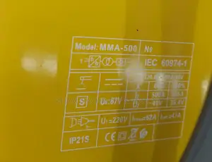 Dewalt Inverter Welding Machine 500amps
