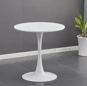 Home Table; Space-Saving Rock Plate Round Dining Table for Balcony