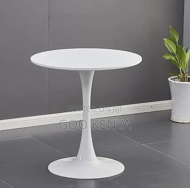 Home Table; Space-Saving Rock Plate Round Dining Table for Balcony