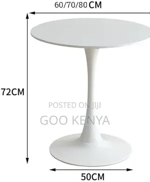 Home Table; Space-Saving Rock Plate Round Dining Table for Balcony