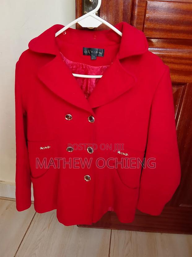 Designer Ladies Warm Coat – Red (Cm Mhlang)