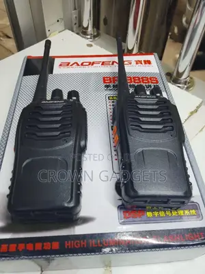 Baofeng Bf-888s Uhf Two-Way Radio Set for Security Outdoor Use
