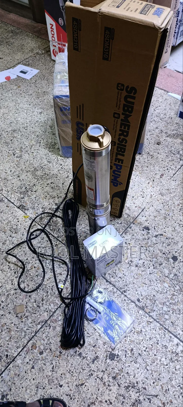 0.5hp Electric Submersible Water Pump/ 49m Head Electric Water Pump