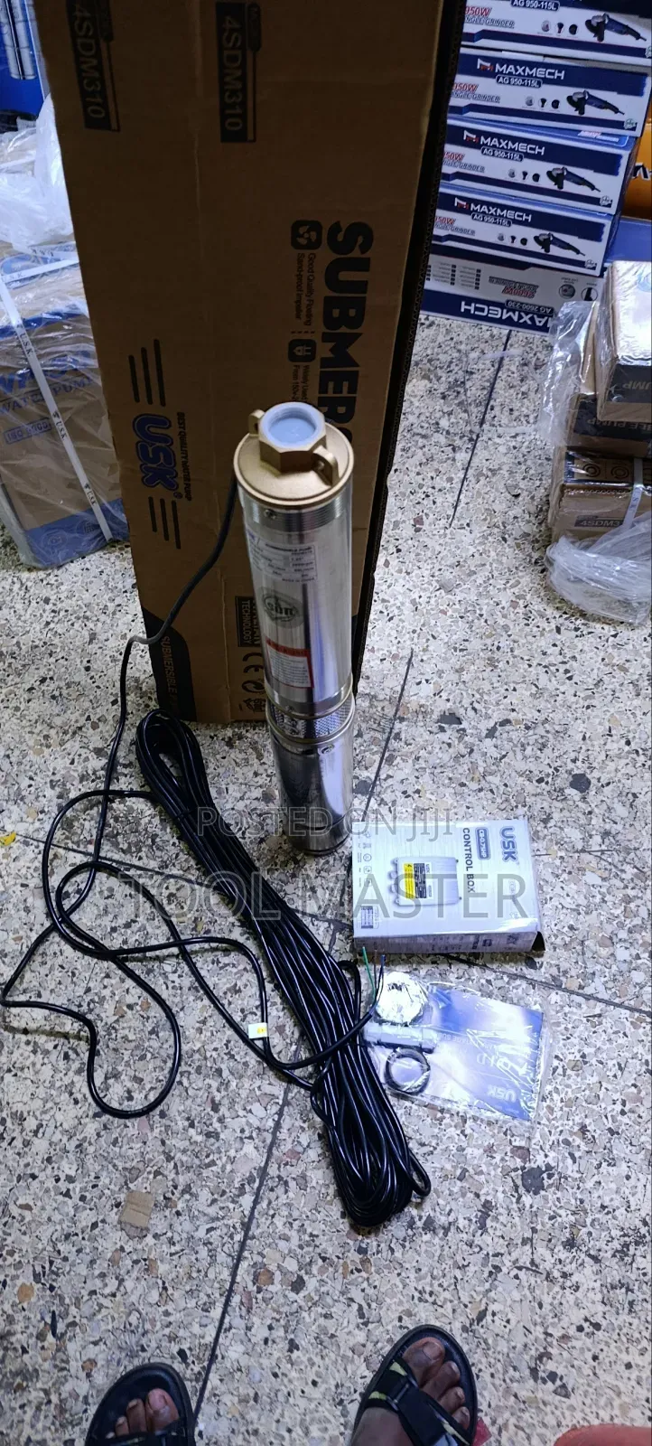 0.5hp Electric Submersible Water Pump/ 49m Head Electric Water Pump