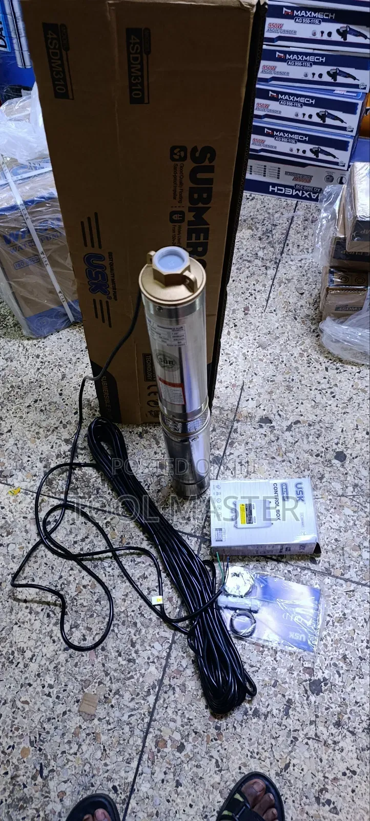 0.5hp Electric Submersible Water Pump/ 49m Head Electric Water Pump