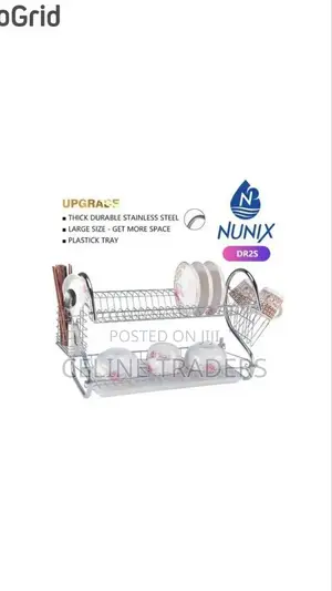 Nunix Stainless Steel Dishrack- 2 Layer.