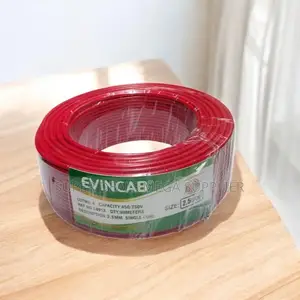 Elvin Oil and Chemical Resistant 2.5mm Red PVC Wiring Cable