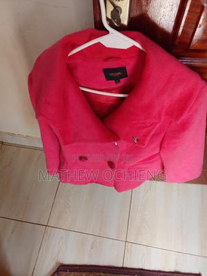 Designer Ladies Warm Coat – Pink - thumbnail 2