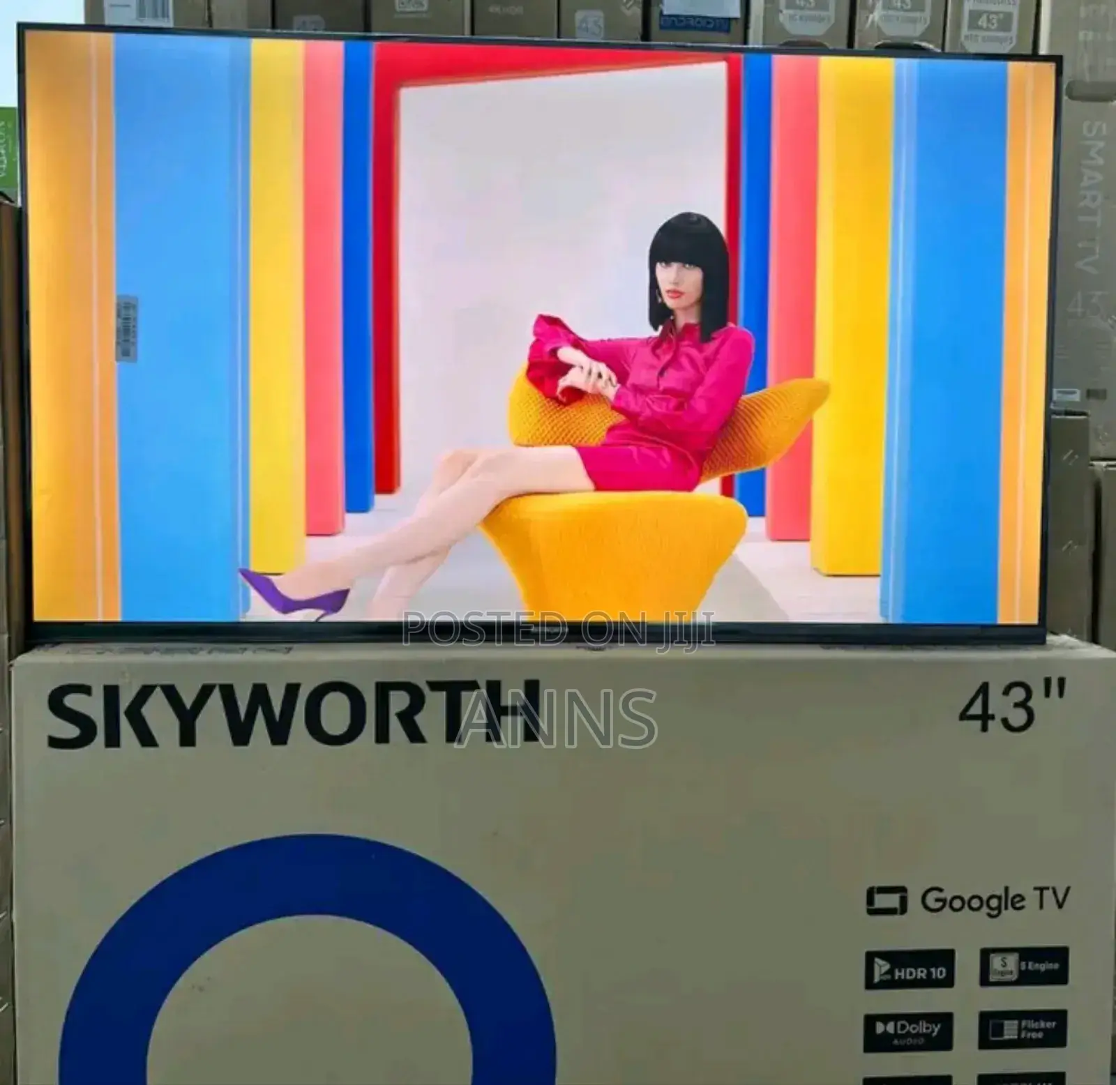 Frameless Skyworth 43 Inch Smart Tv
