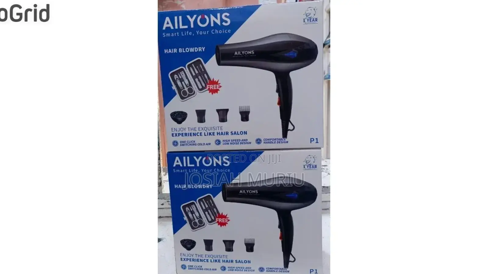 Ailyons Blowdry /Hairdryer With Accessories