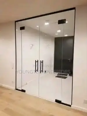 Glass Frame Less Swing Doors and Partition