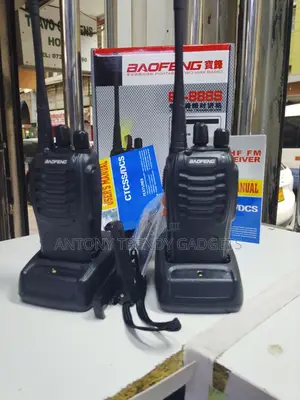 Baofeng Bf-888s Professional Uhf Walkie Talkies Set of 2