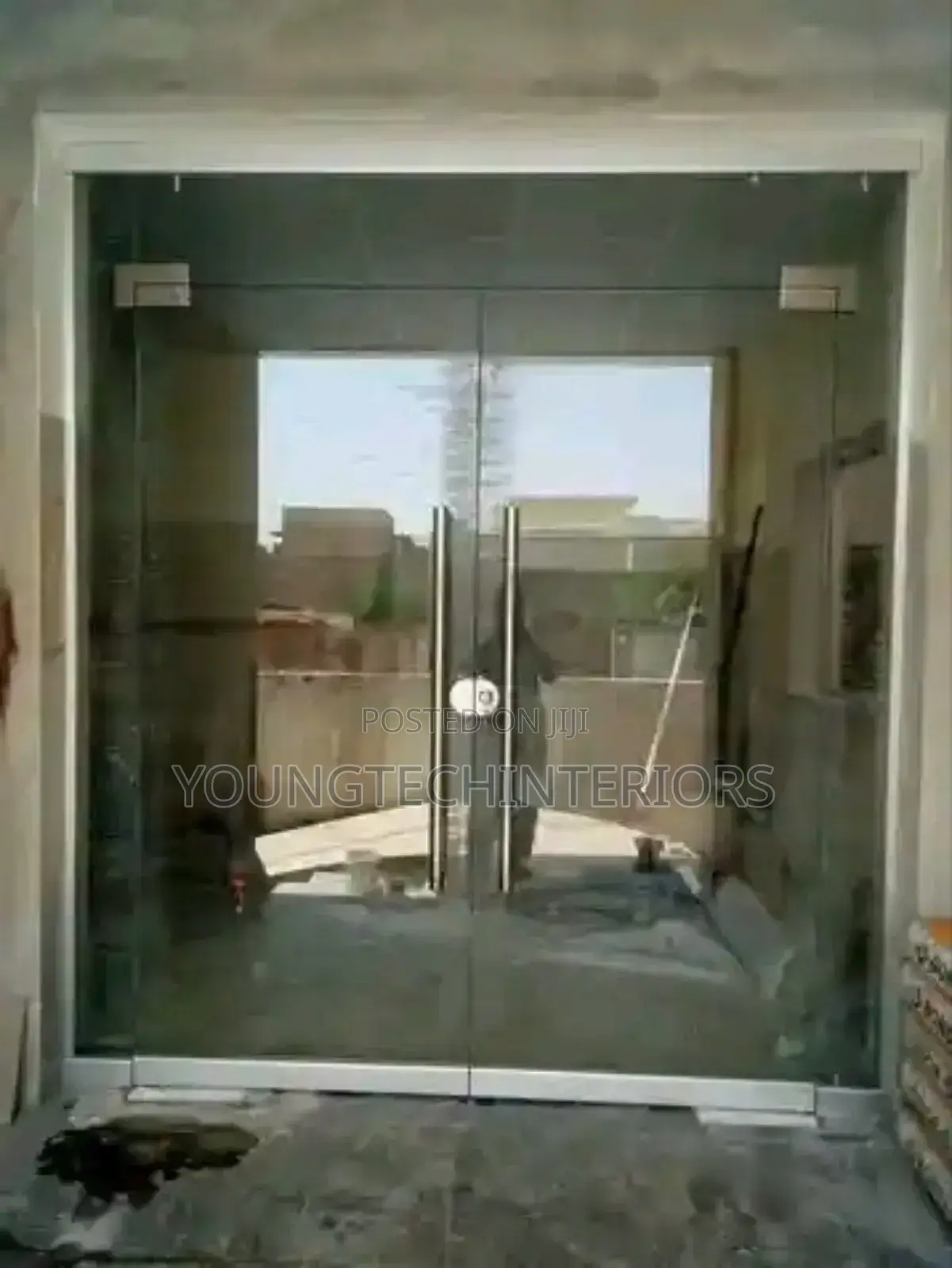 Glass Frame Less Swing Doors and Partition