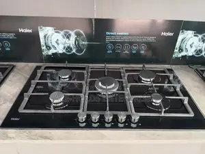 Haier 5-Burner Built-in Cooker Hob-S775b - Glass Designed
