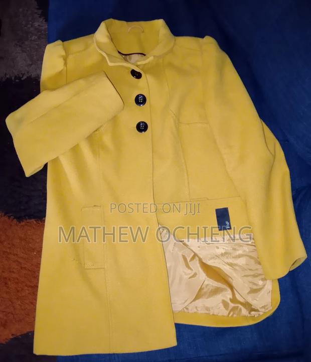 Warm Yellow F F Designer Warm Coat