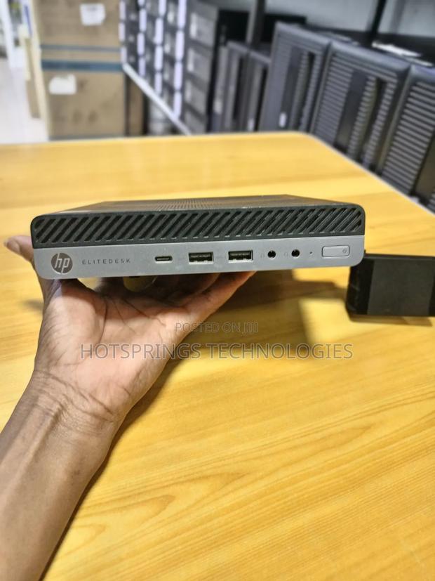 Desktop Computer HP EliteDesk 800 G4 8GB Intel Core i5 SSD 256GB - thumbnail 3