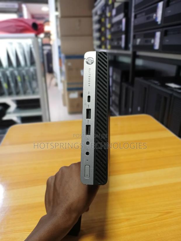 Desktop Computer HP EliteDesk 800 G4 8GB Intel Core i5 SSD 256GB - thumbnail 4