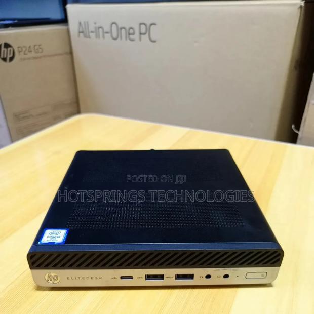 Desktop Computer HP EliteDesk 800 G4 8GB Intel Core i5 SSD 256GB - thumbnail 2