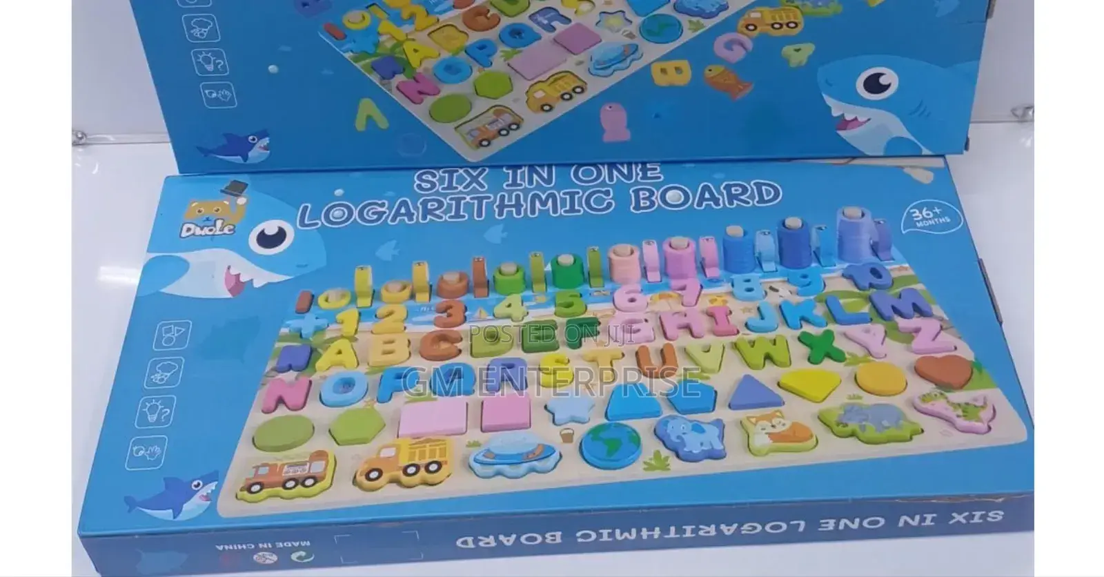 *Montessori Toys*
 6 in 1 Logarithmic Board