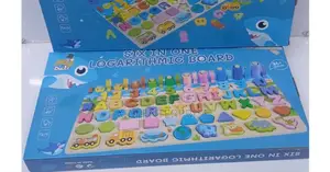 *Montessori Toys*
 6 in 1 Logarithmic Board
