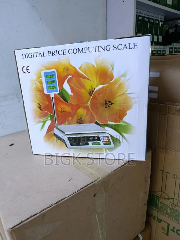 Acs-40 Digital Price Computing Weighing Scale 40kg With Arm - main view