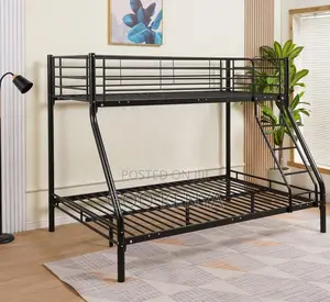 Home Bed;Metal Bunk Bed With Twin Over Full and Triple Design for Home