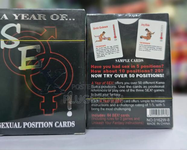 A Year of Sex! Sexual Position Cards Adult Card Game.