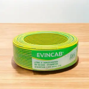 Evin 2.5mm Yellow Green Single Core Oil and Chemical Resistant Cable