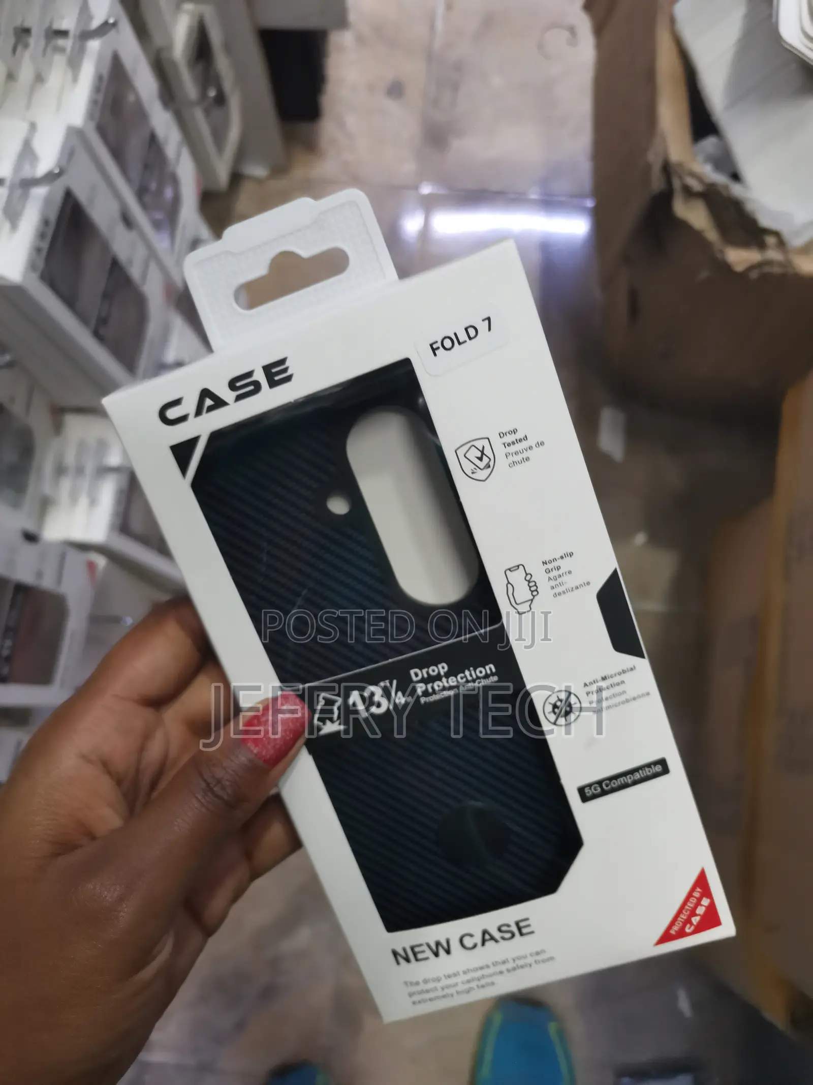 Docarb Samsung Galaxy Z Fold 7 Magsafe Case, Carbon Fiber