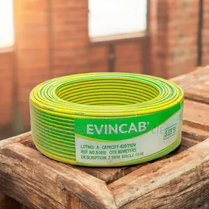 Evin 2.5mm Yellow Green Uv Resistant Heavy- Duty Indoor Wiring Cable
