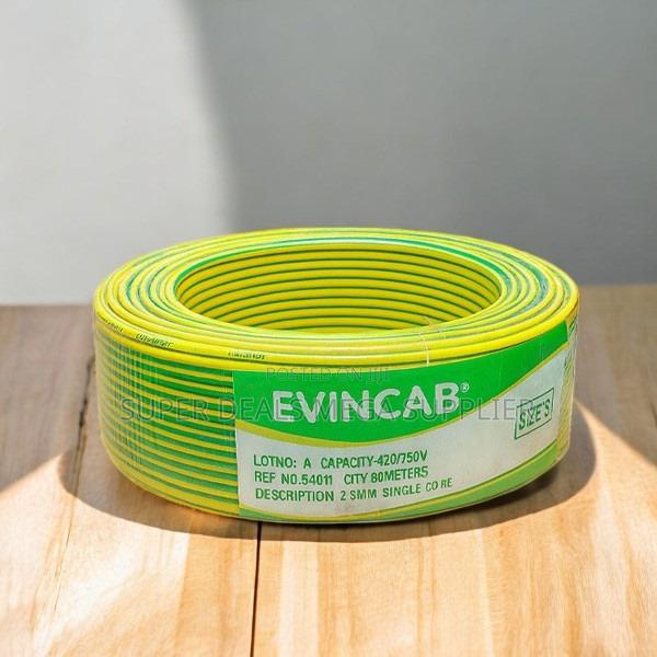Evin 2.5mm Yellow Green Long- Lasting Heat Resistant Wiring Cable