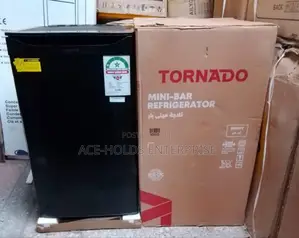 Tornado 100 Litres Single Door Refrigerator - Black Color