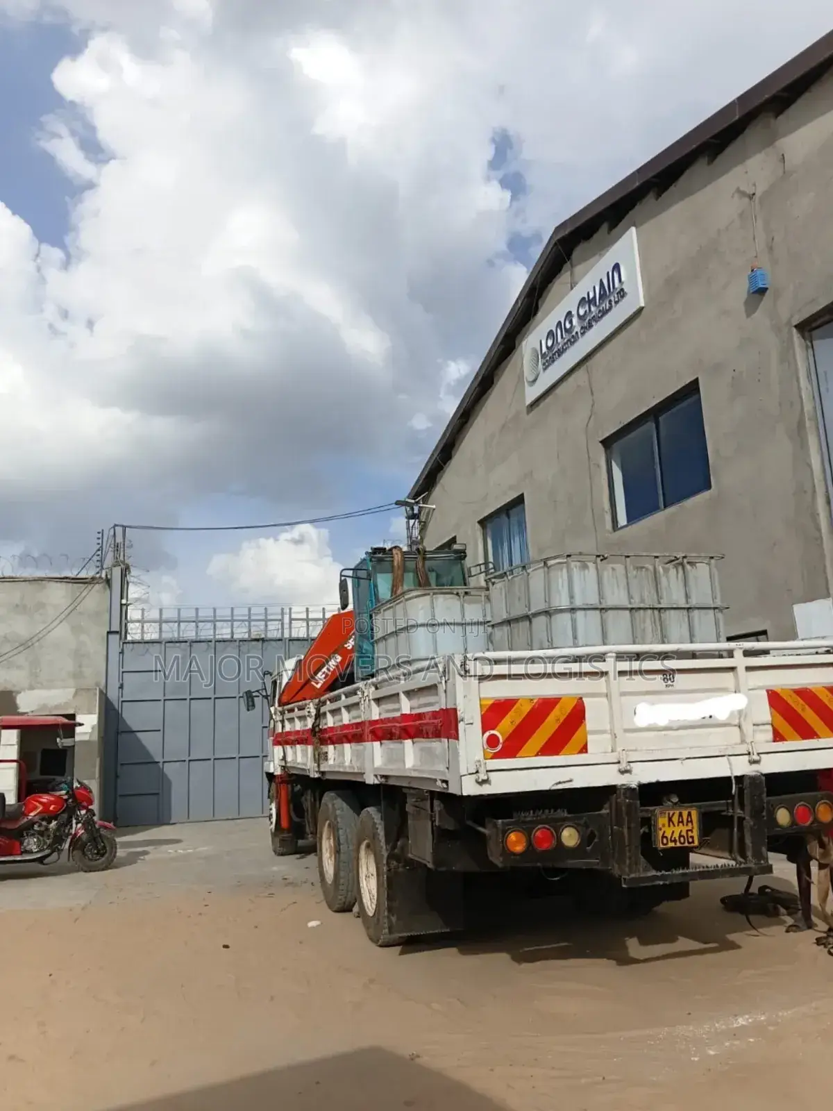 Lorries With Cranes for Lifting and Errands Services Are Available