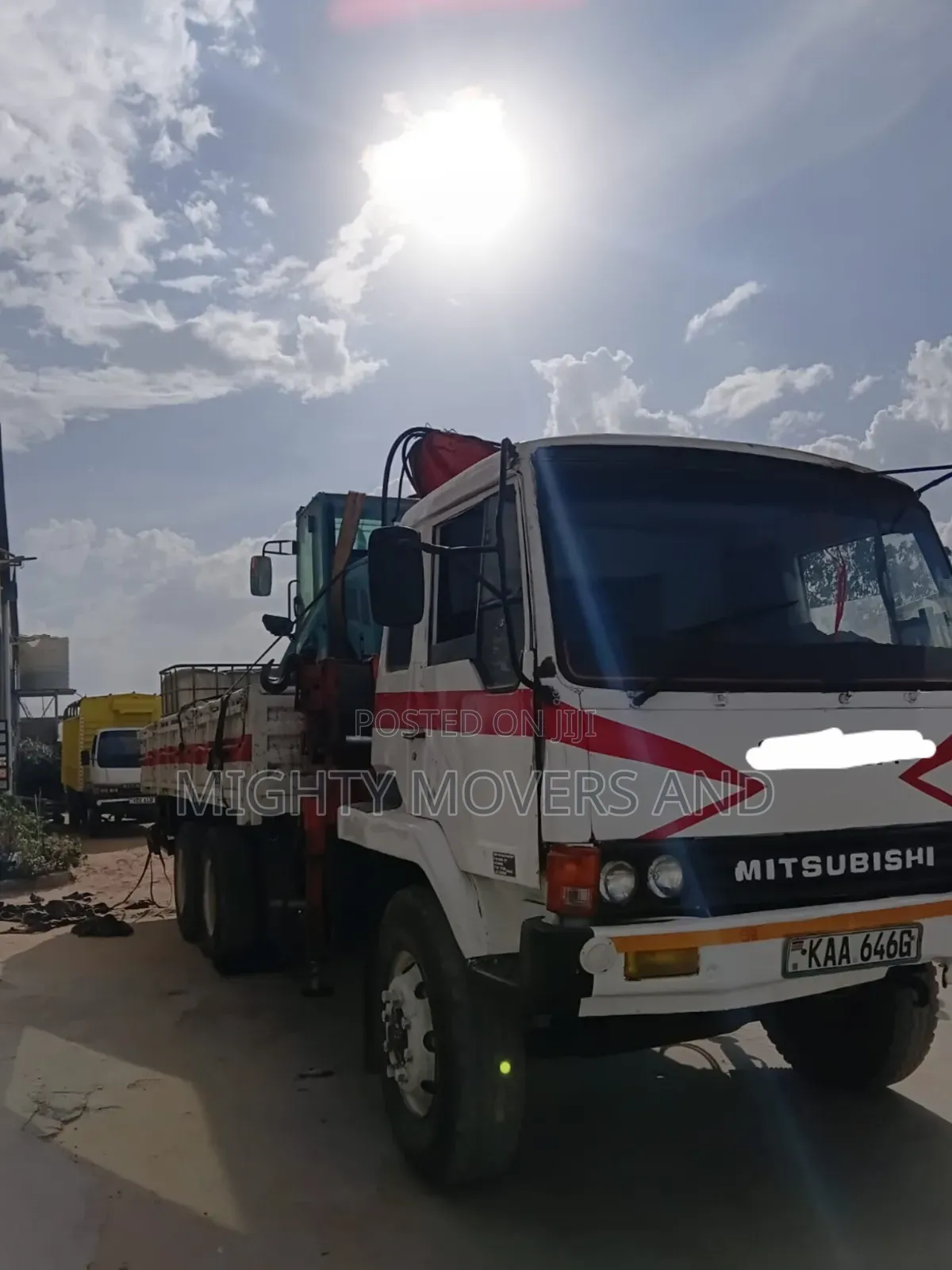 Lorries With Cranes for Lifting and Errands Services Are Available
