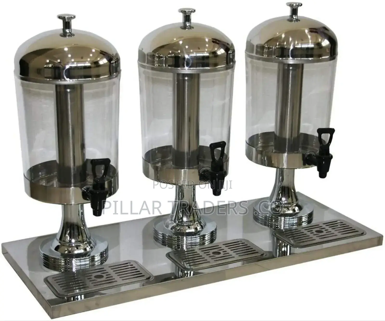 Triple Glass Juice Dispenser