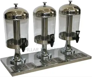 Triple Glass Juice Dispenser
