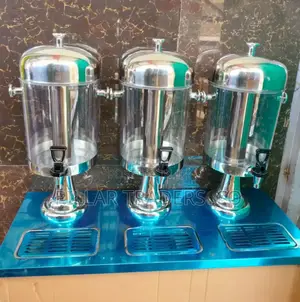 Triple Glass Juice Dispenser
