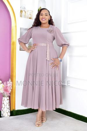 Classy Peach Long Dresses - thumbnail 2