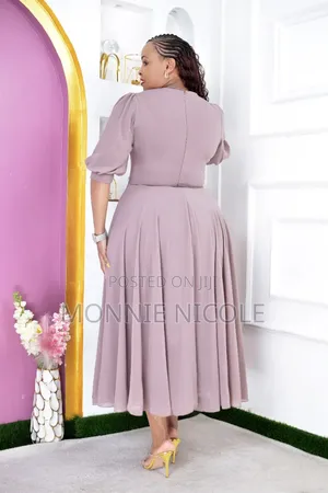 Classy Peach Long Dresses